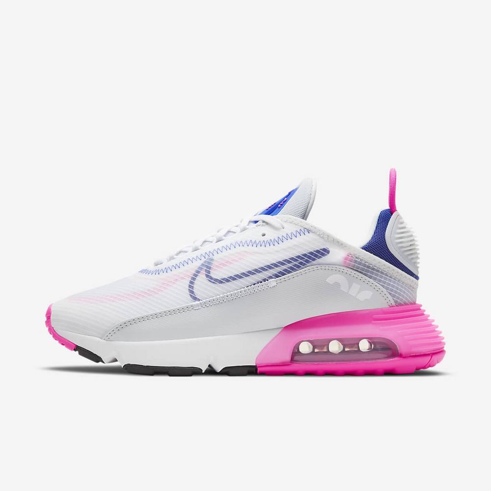 Sneakers Nike Air Max 2090 Blanche 4761-930 White/Pink Blast/Pure Platinum/Concord Femme | DUS-80927299